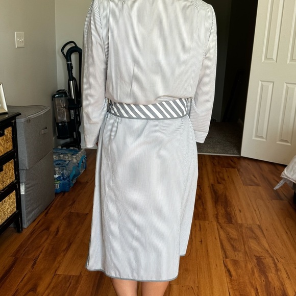 Louis Feraud Vintage Set Shirt Dress with Culottes Shorts Side Slit Size small - Picture 15 of 16